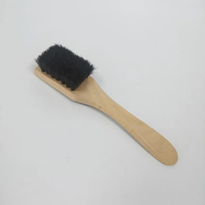 large horsehair shoe polishing brush