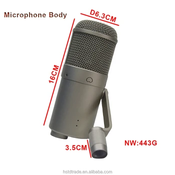Alternative view of DIY U47 FET Studio Microphone Body Maintain Condenser Mic Repair Case Replace Accessories for Neumann Repair