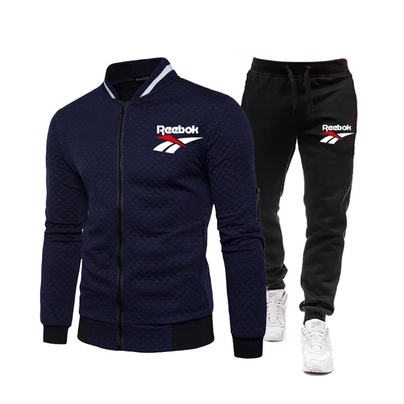 2022 New Printed Sweatshirt Zipper Stand Collar Sweater Jacket Men's ...