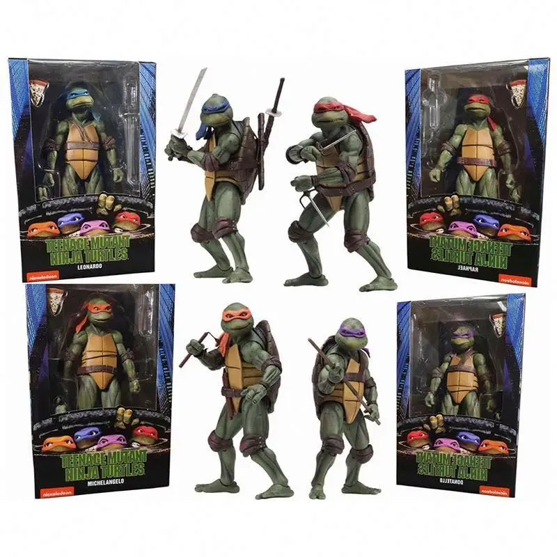 Action Figure Ninja Turtle Leonardo Da Vinci For Neca 1990 Film Version ...