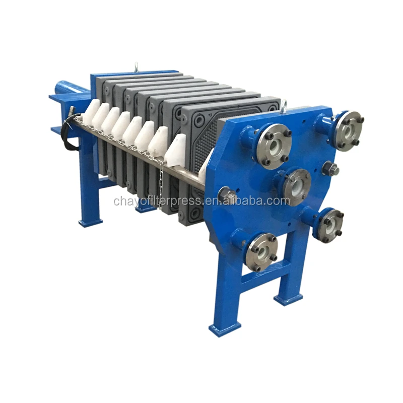 Small Capacity Full Automatic Filter Press Small Chamber Press Filter