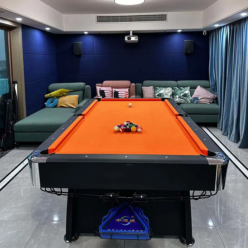 Готовые к отправке 8 футов 3 в 1 классические американские девять шаров бильярдный стол сланец кровать Авто шары возвращаются с полным аксессуаром