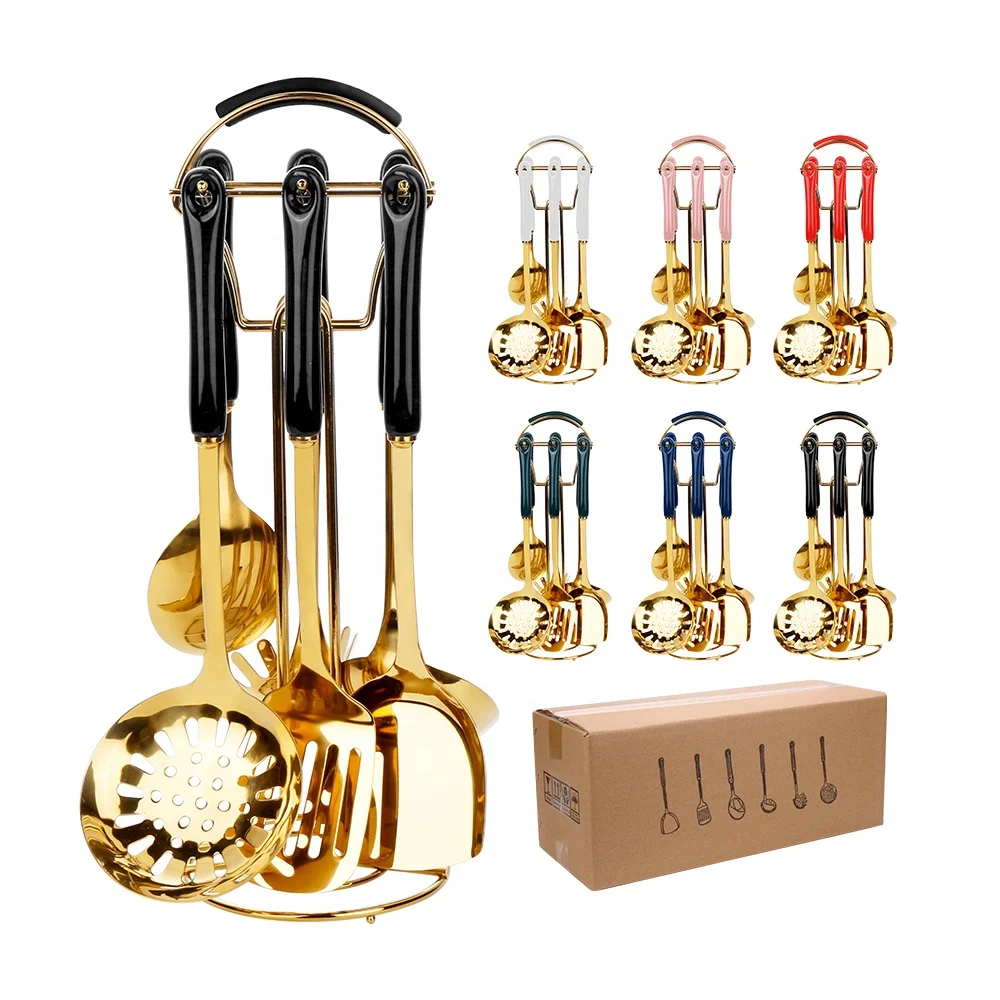 Keramik-Utensilienhalter Goldfarben – 13x16 Cm, Für Küchenarbeitsplatte