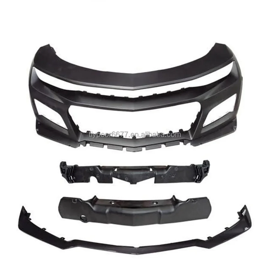 product tiypeor car body kits for 2016 2018 chevrolet camaro front face modification zl1 front bumper 1le surround front bumper-6