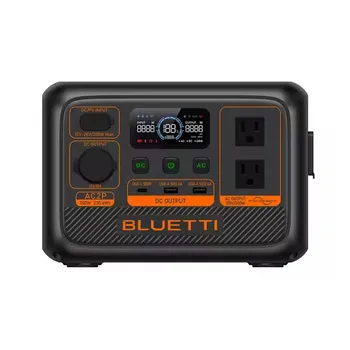 For Bluetti Portable Power Station AC2P Solar Power Bank 60000mah 230Wh 300W Lithium Ion Battery MPPT Pure Sine Wave Flashlight