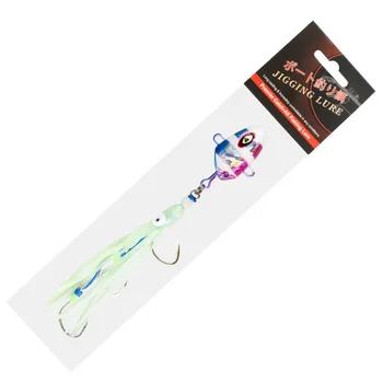 Deep Sea Boat Fishing Enyue Live Bait Stainless Steel Grouper Sea Bass Slow Jigging Iron Plate Luminous Lure Wholesale Lucanus – Metal Jig – view 3