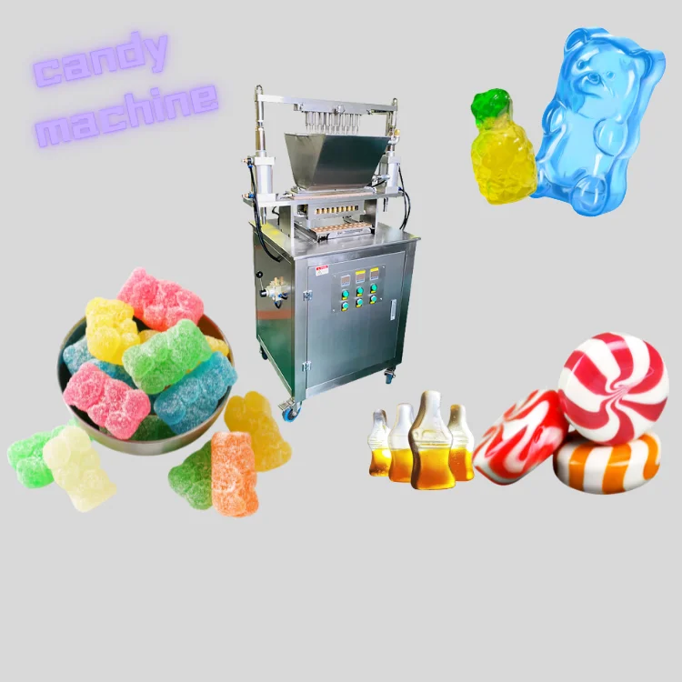 Save Raw Materials and Space 3d Vitamin Gummy Candy Machines Mini Confectionery Equipment for Sale Soft Gummy Jelly Depositor
