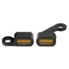 Coque noire, lentille jaune