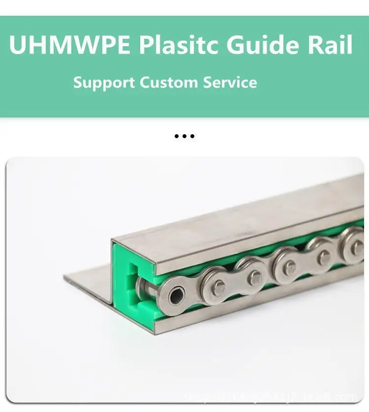 Polycarbonate Guide Rails Durable Plastic Guide Rail - High Wear Resistant Nylon Strip
