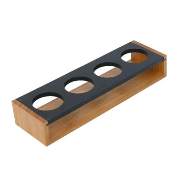 wooden wine glass  slot tray insert display tray wine glass packaging  for bar decoration