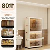 Transparent (1 armoire + 2 armoires pliantes)