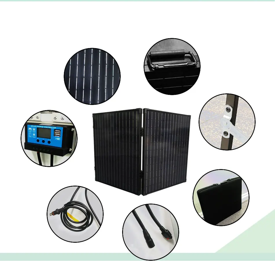 
 Быстрая отправка 100 Вт монокристаллическая солнечная панель моно в китайском производстве солнечных панелей  