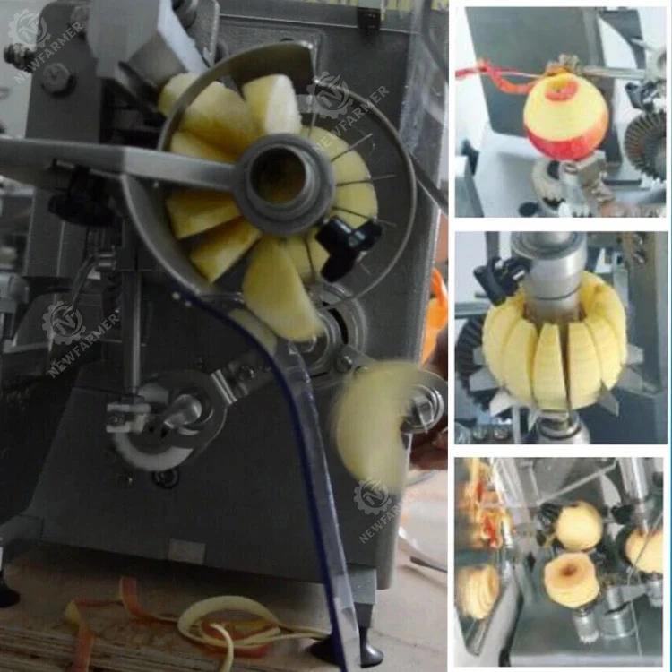Automatic Apple Peeling Machine Commercial Apple Corer Separator Peeler Core Remover