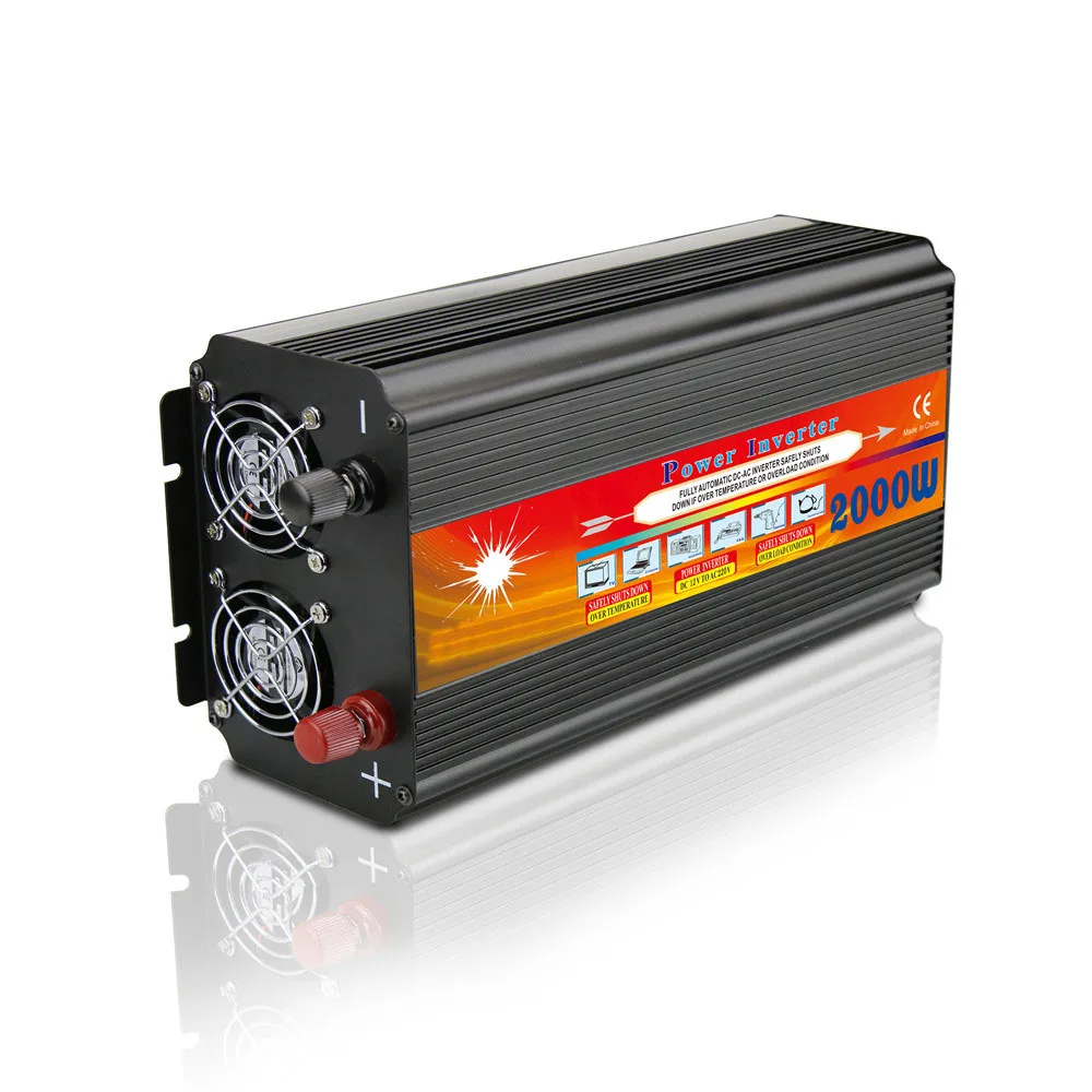 Integrated Circuit Car Power DC Voltage Independent Switch and USB Port 2000w Converter for Battery 0FF Grid Inverter