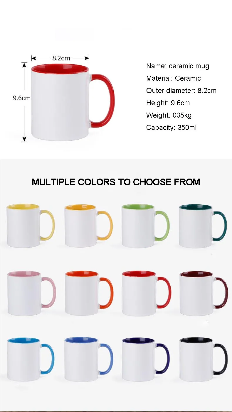 Tazas Para Sublimar Cafe Sublimation Mugs 11 Oz Personalizadas ...