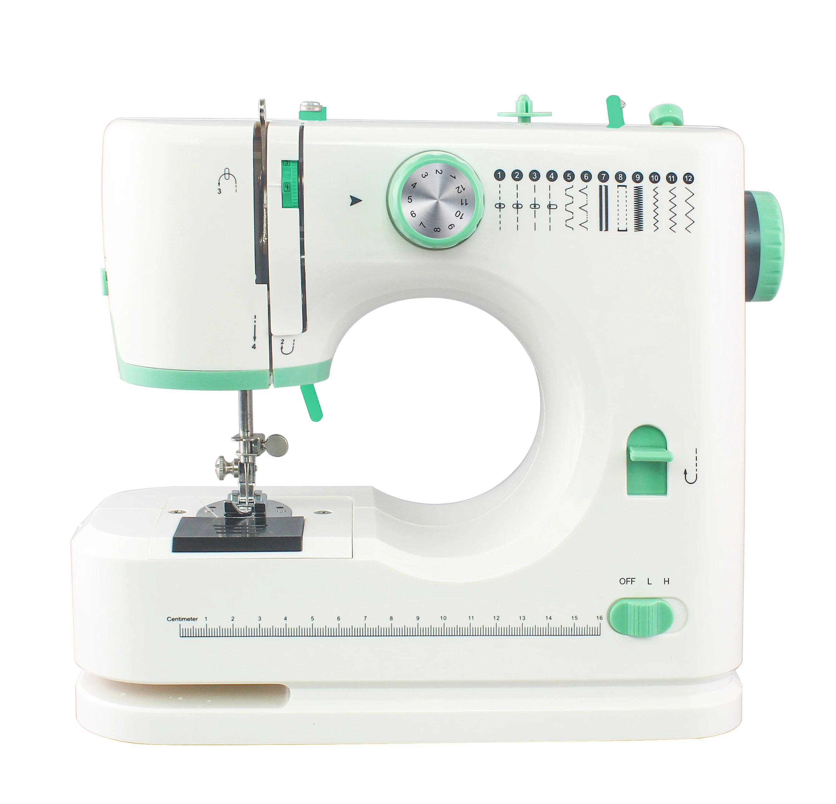 Mini Portable Electric Sewing Machine for Household FHSM-520 Sewing Maquina De Coser Factory Price