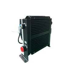ASN 12/24v DC chiller motor OIL HYDRAULIC COOLER FOR CONSTRUCTION MACHINERY fin brazed radiator aluminium