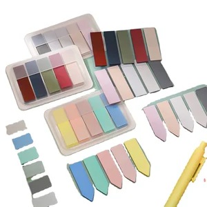 Huatong Creative Self-Adhesive Memo Pad Sticky Note Set Office Stationery with Bookmark for School Use