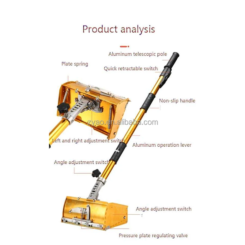 Plastering Flat Box wall scraping large trowel manual putty powder scraper