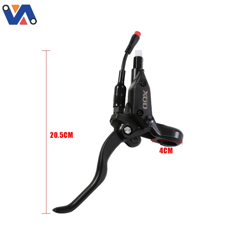 product new image g3pro electric scooter factory price brake sets kukirin front hydraulic brake kit right brake lever plastic material-5
