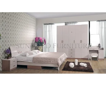 Modern cheap wholesale furniture italian bed frame bedroom set (SZ-BT007)