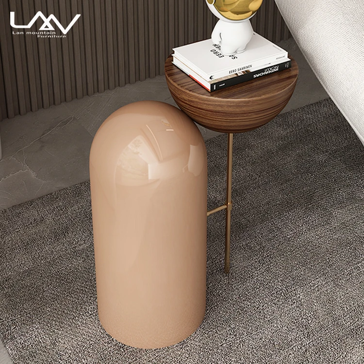 Modern Style Metal Corner Table Living Room Furniture Italian Design