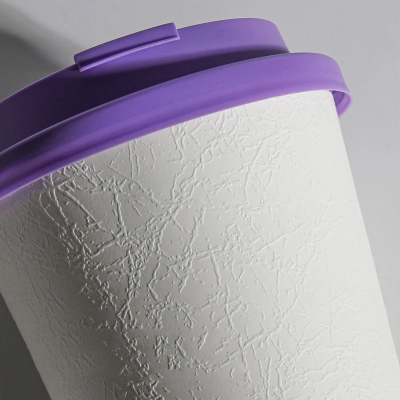 8oz 16oz 20oz Biodegradable Custom Take Out PE Coated Double Ripple Wall Paper Milk Tea Cups Paper Sauce Coffee Cup With Logo manufacture