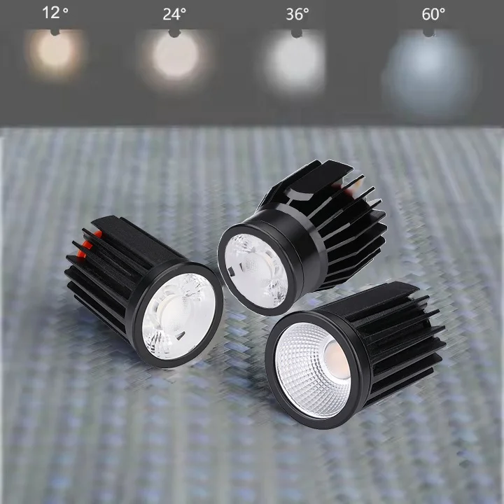 5 Wires Rgbw 4in1 12W COB MR16 Module Downlight Led Corner Floor Lamp Suitable for Loxone Pwm or Knx Dali Dimmable Smart Home