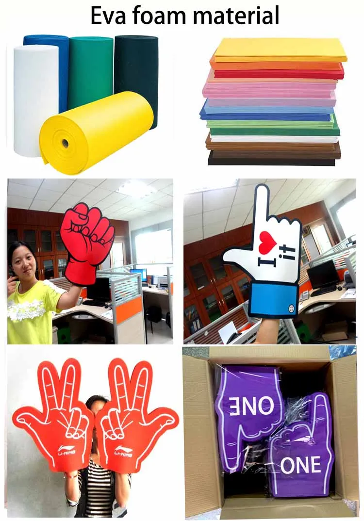 2023 Custom Professional Big Eva/sponge Foam Cheering No Minimum Foam