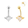 Silver-clear zircon