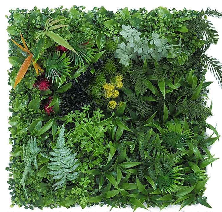 Simulation plant decoration outdoor eucalyptus simulation lawn green plant wall lawn background wall image wall