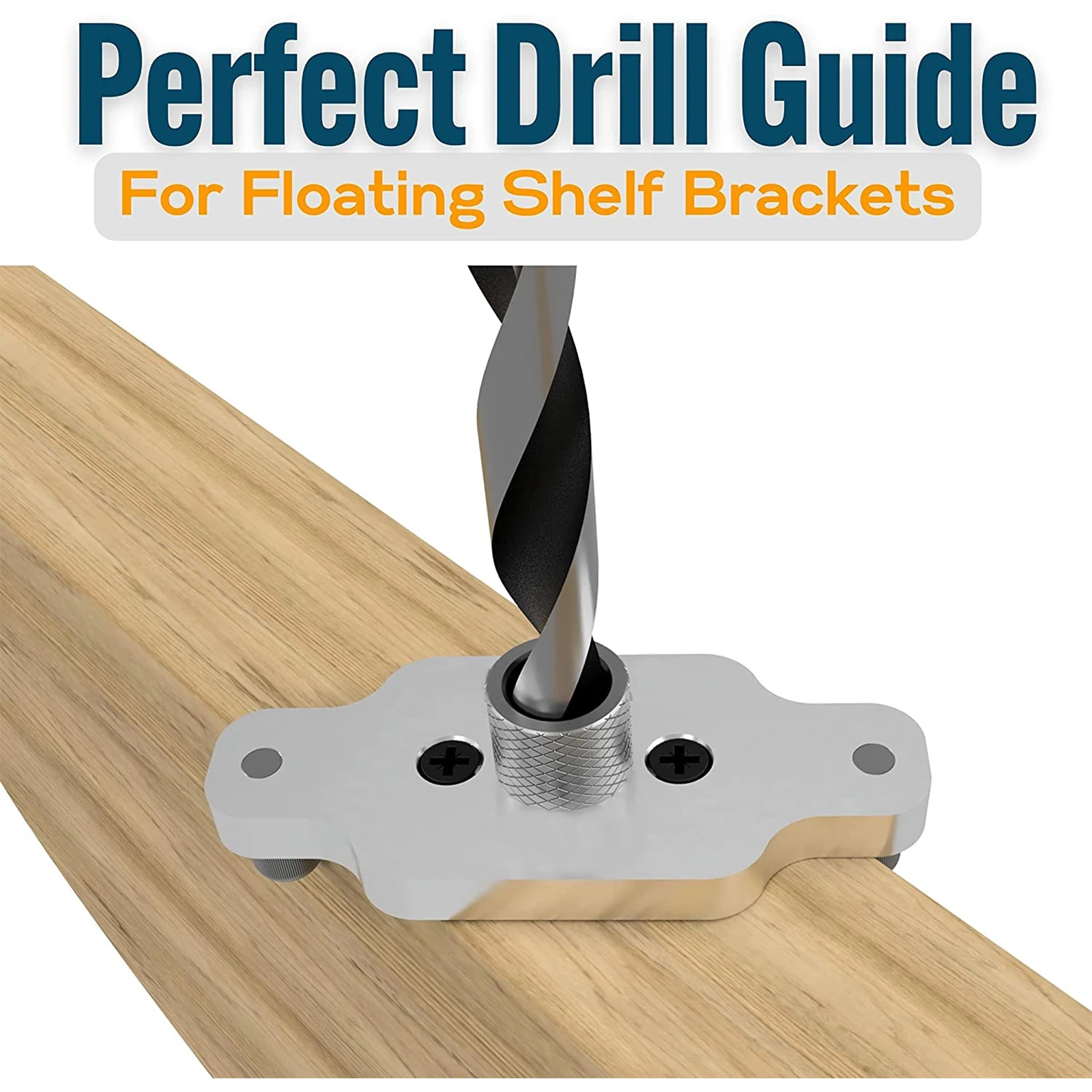 Dowel Jig Kit For Floating Shelf Bracket 1/2 Inch X 9.8 Inch Long