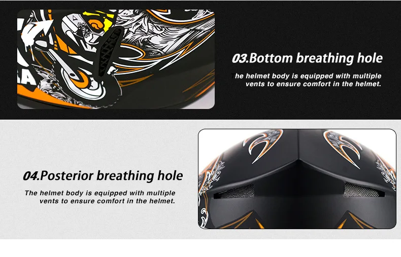 ABS защитный шлем мотоциклетные шлемы для мотокросса на все лицо