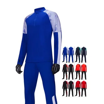 Custom design your own soccer tracksuit wholesale blank cheap football jogging men tracksuit sweatshirts men's hoodie