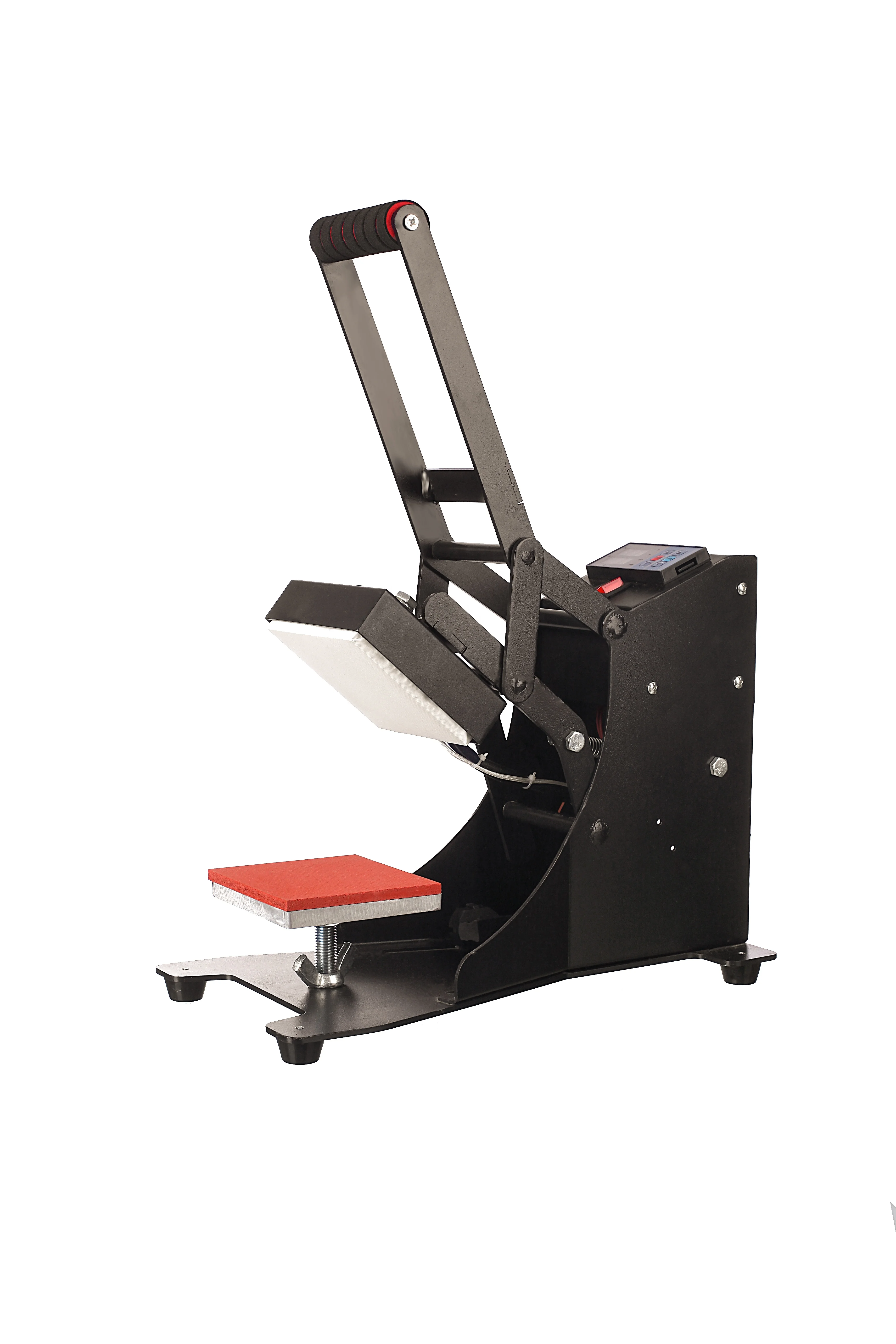 Label Sublimation Machine 12*12CM Flat Label Logo Heat Press Machine T-shirt Heat Transfer ...
