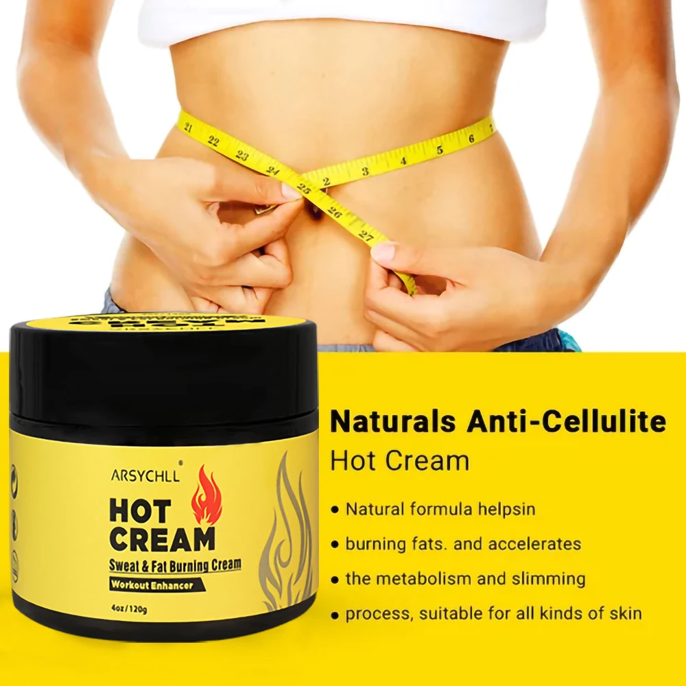 Anti Cellulite Advanced Slimming Cream - Fat Burning Hot Cream for Stretch  Marks and Cellulite - Strengthens Skin Tissue, Tightening Loose Skin on