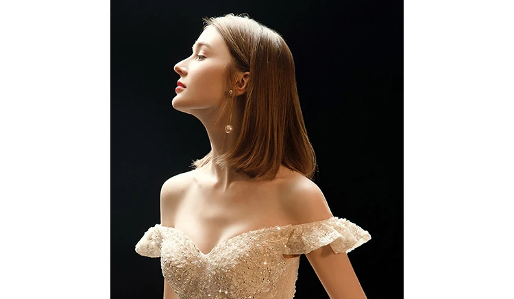 
 Новое поступление 2021, бальное платье в западном и Европейском стиле, роскошное светящееся свадебное платье  