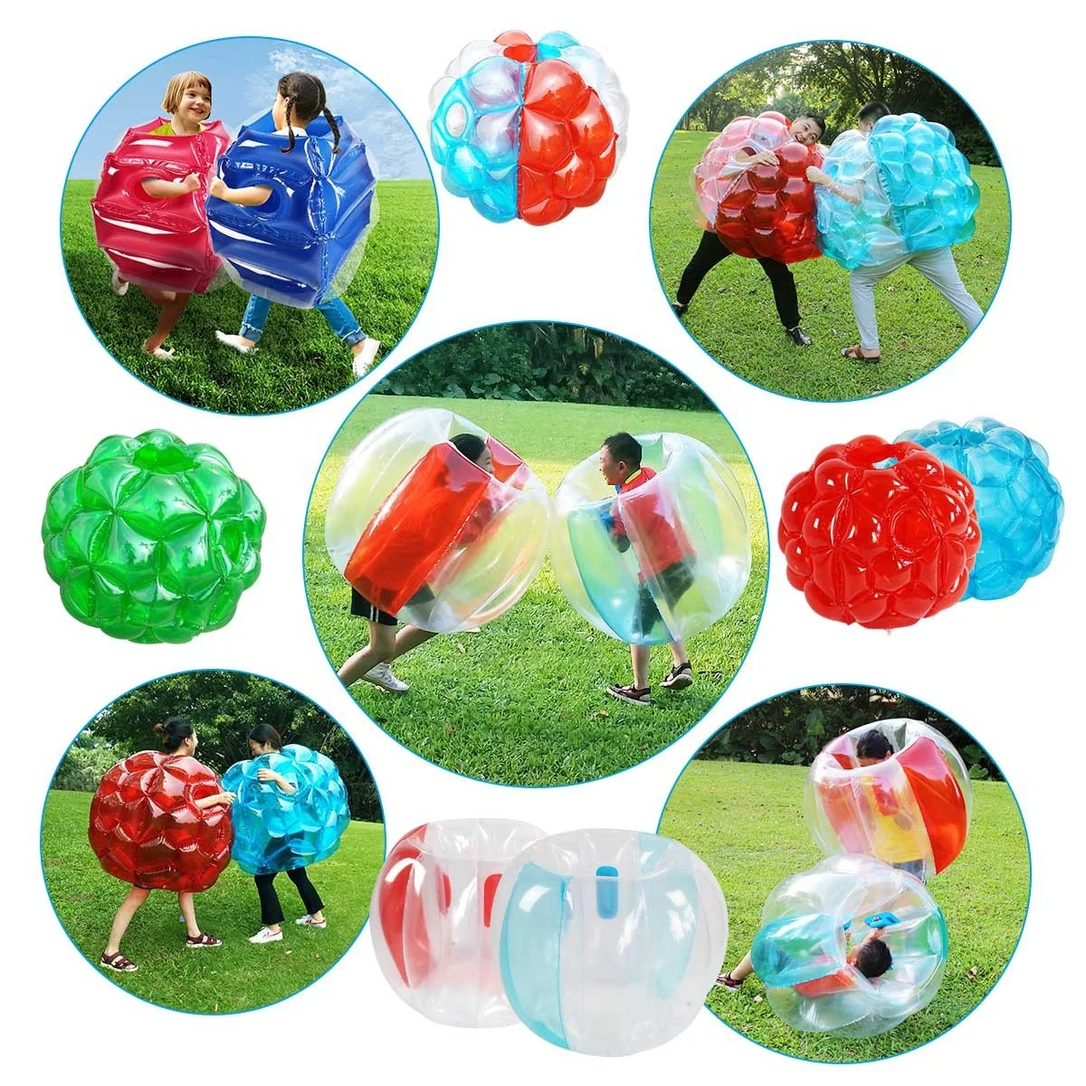 120cm inflatable bumper ball pvc zorbing ball fam