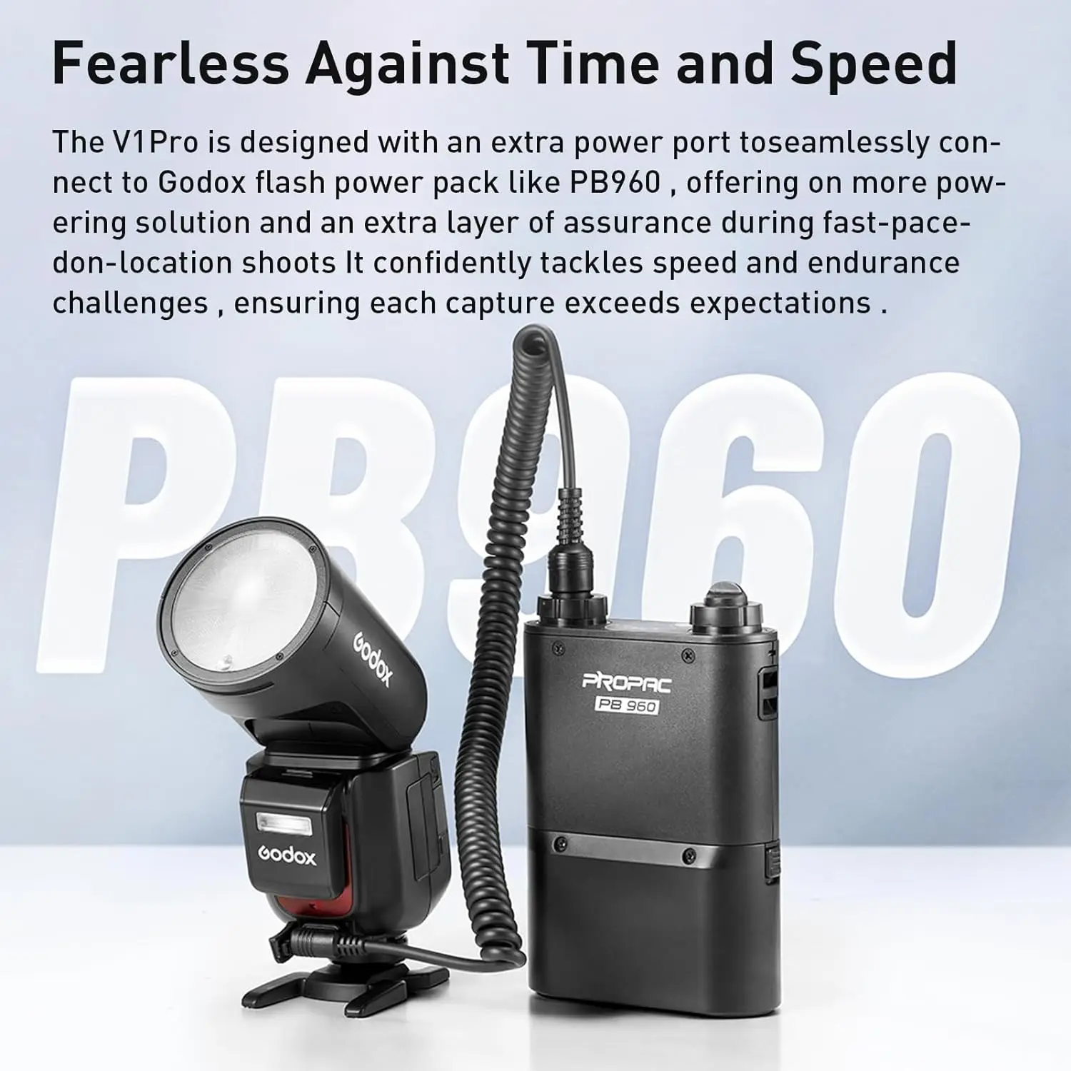 Godox V1 Pro Flash - High-Speed Sync for Canon, Nikon, Sony, Fuji Godox V1 Pro Flash - High-Speed Sync for Canon, Nikon, Sony, Fuji