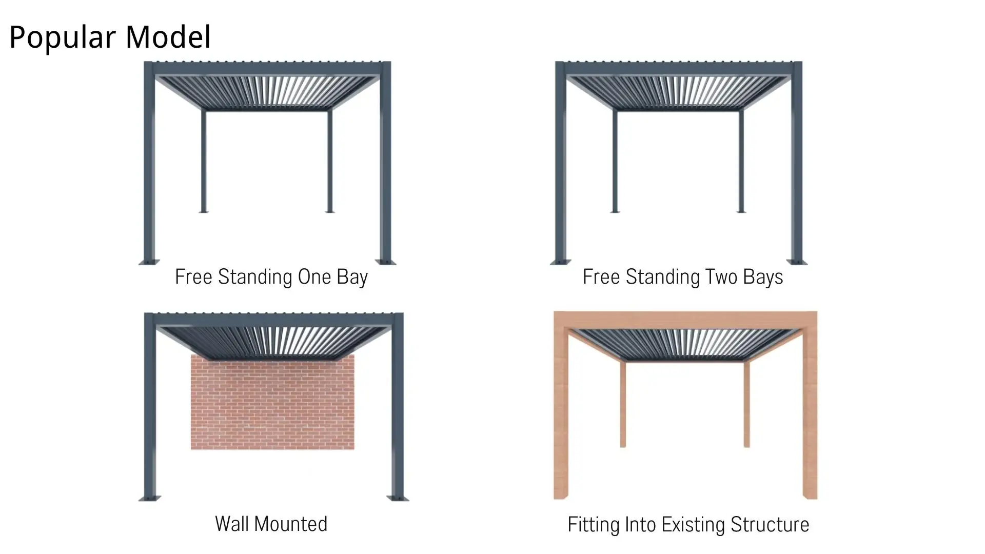 Outdoor Louvered Pergola Outdoor Garden Stand Leisure Aluminum Gazebo outdoor-louvered-pergola-outdoor-garden-stand-leisure-aluminum-gazebo