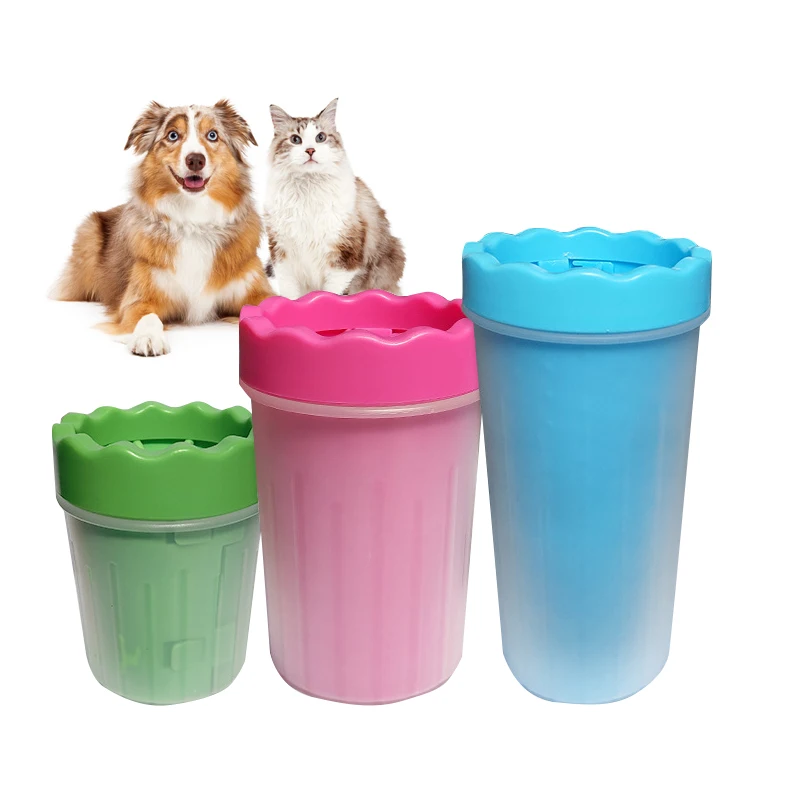 2023 Hot Sale Outdoor Portable Dog Paw Cleaner Soft Silicone Foot Wash