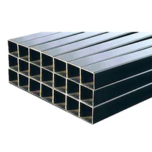 ASTM A106 Hot Rolled 5 Inch  Square Structural Black ERW Hollow Section Pipes For Construction