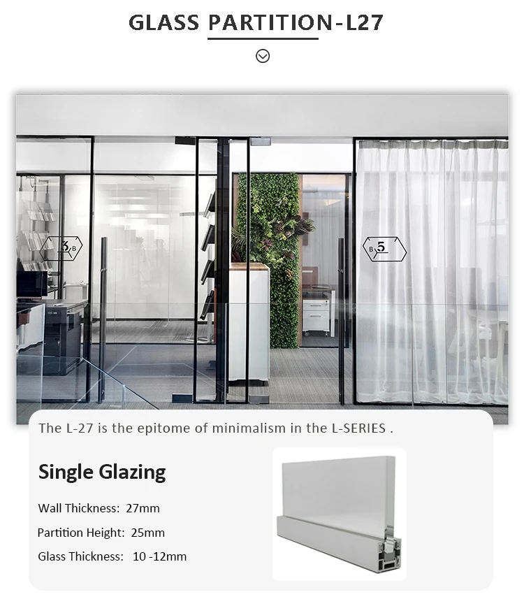 Custom Made Wall Partition Full Height Curved Glass Partition Office Furniture Partition Wall