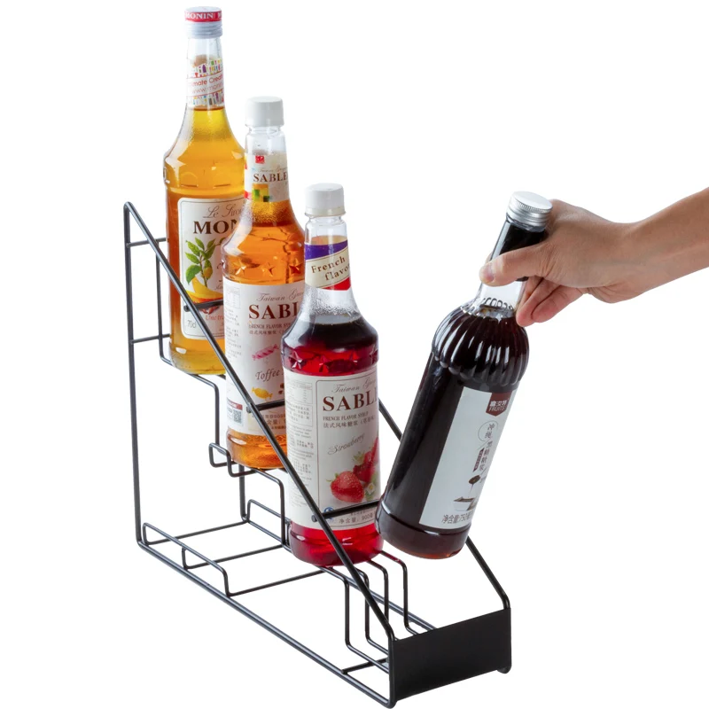 Kitchen Countertops Tier Wall Mounted Water Bottle Holder