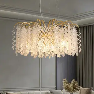 Dandelion Decoration Pendant Lights Living Room Tree Branch Raindrop K9 Crystal Chandelier