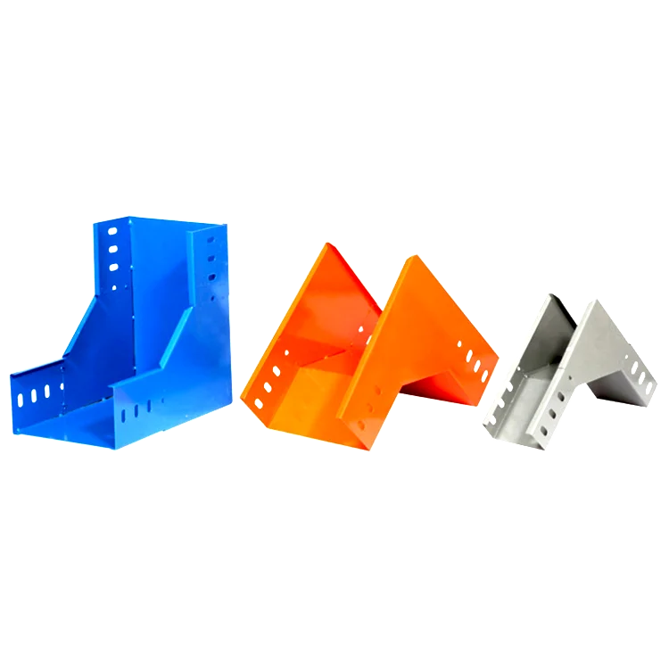 Powder Coating Elbow Solid  Horizontal 90 Degrees Bends Through Cable Tray