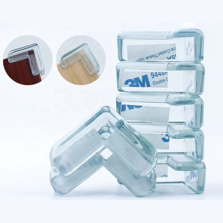 Protectores De Bordes Para Bebés 32 Unidades | Silicona Transparente Autoadhesiva | Para Esquinas De Mesa Y Muebles