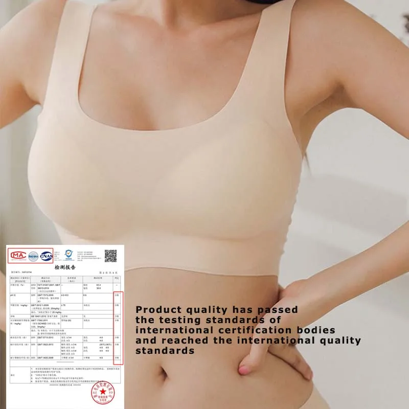 Women's Daily Wear Seamless Sleep Bra Customized Logo Soft Support Thin Spandex Elastic Fabric U Back tank top vest bra
