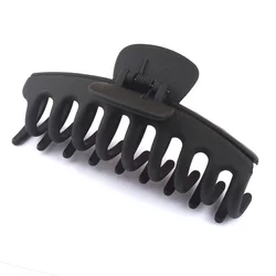 Оптовая продажа, пользовательские Матовые акриловые зажимы для когтей, большие нескользящие прочные винтажные аксессуары для волос, зажимы для волос с акулами, зажимы для волос для тонких волос