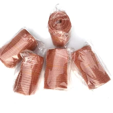 High Quality Electromagnetic Information Shielding Pure Purple Copper Knitted Wire Mesh